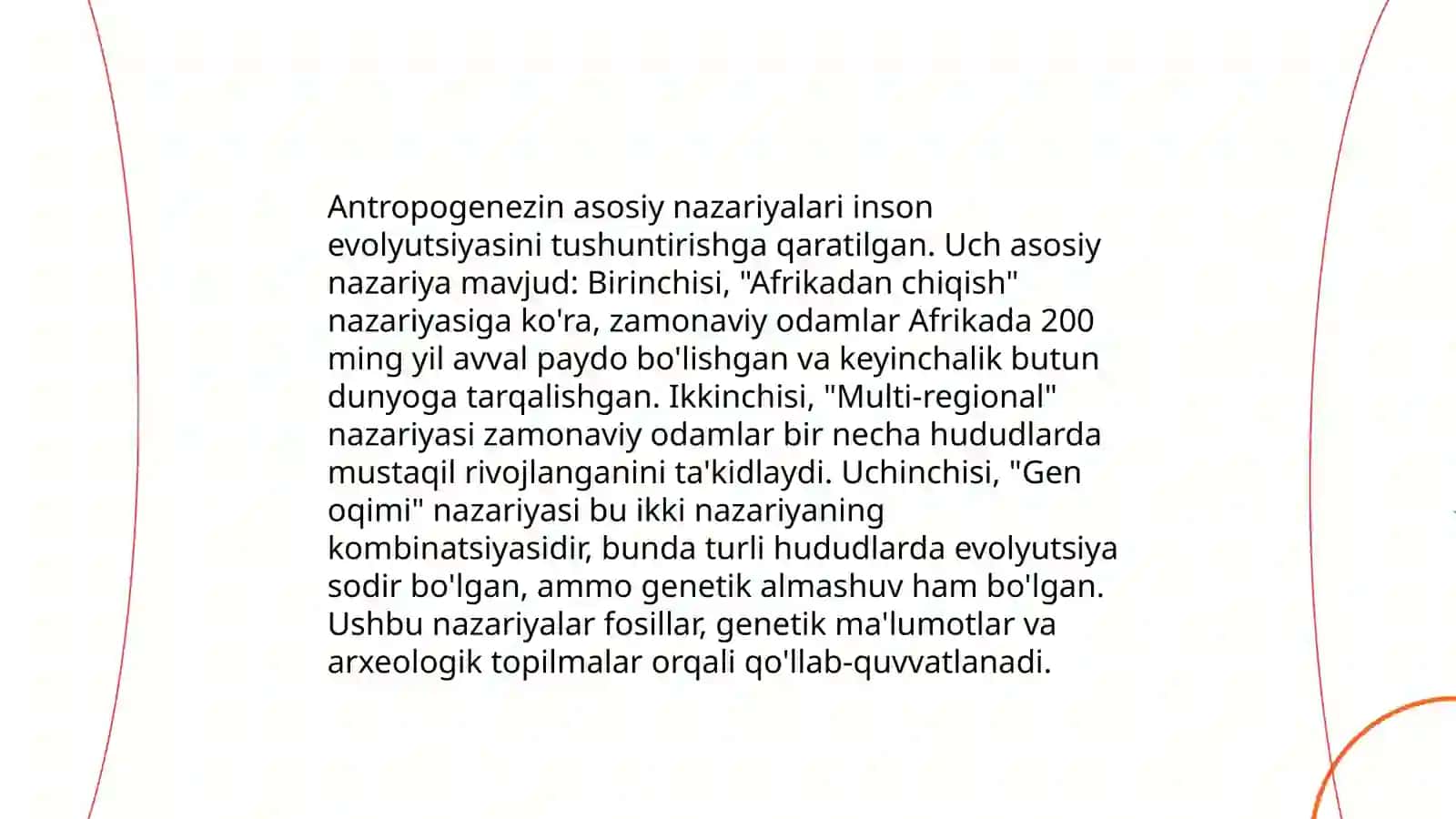 Antropogenes. Odamnjng boshlang'ich ajdodlari 4
