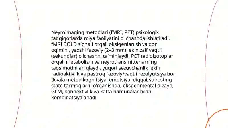 Hozirgi zamon pisixalogiyasining tadqiqot metotlar 4