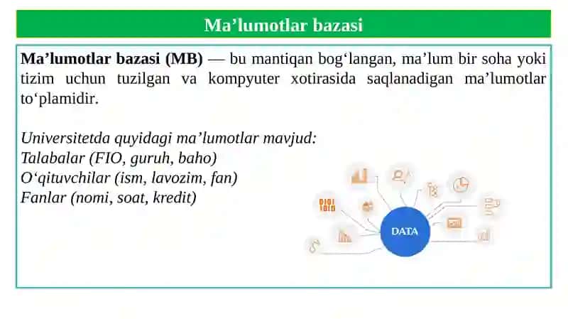 Ma’lumotlar bazasi nazariyasiga kirish asoslari 4