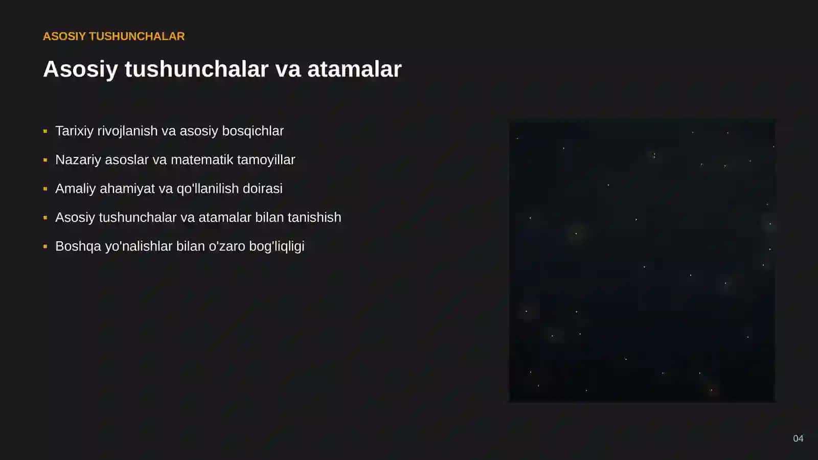 SUN'IY INTELLEKT • AI VA KATTA MA'LUMOTLAR 4