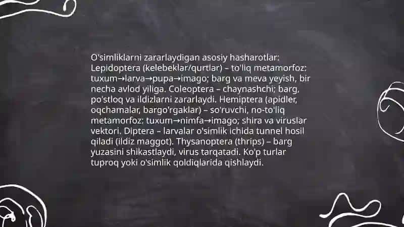Zararkunanda hasharotlar va ularga qarshi kurash 4