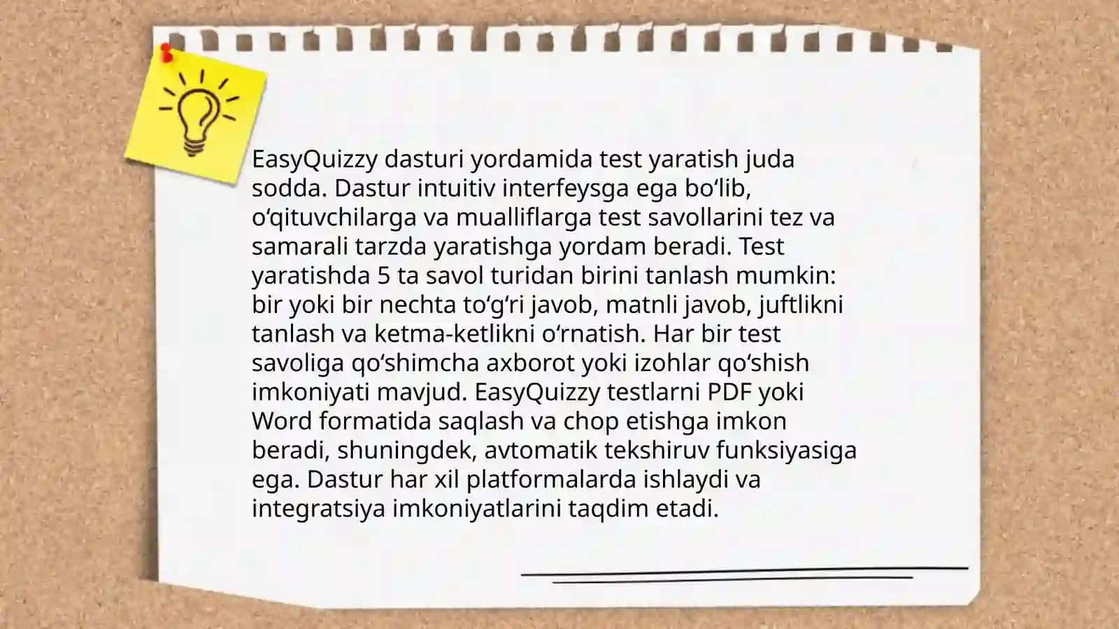 MyTestX EasyQuizzy dasturlari va ularning imkoniyatlari 4