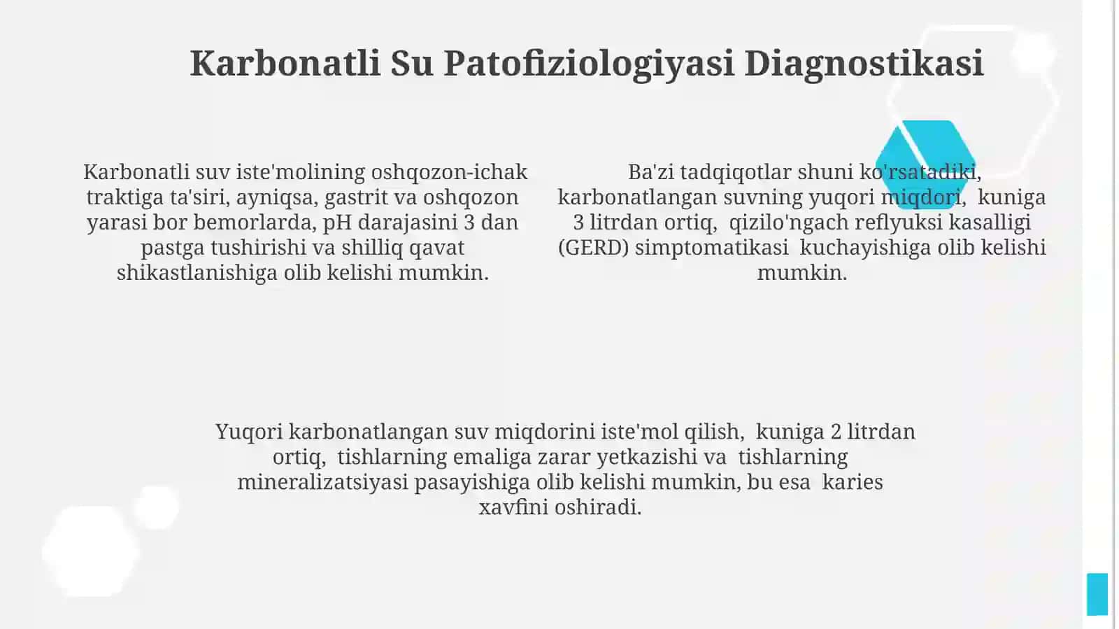 Karbon suvlar patafiziologiyasi 4