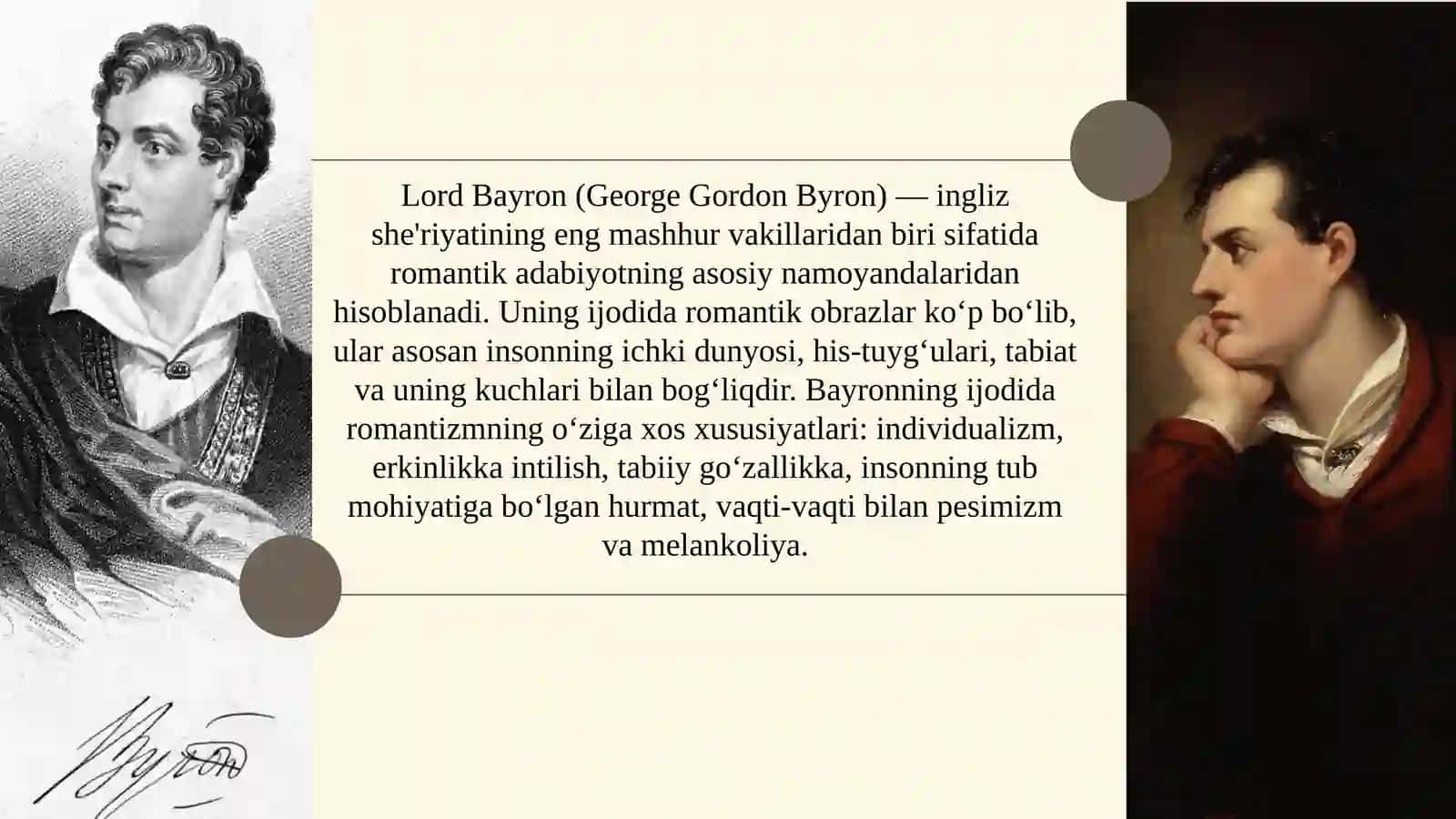 Bayron ijodida romantik obrazlar 4