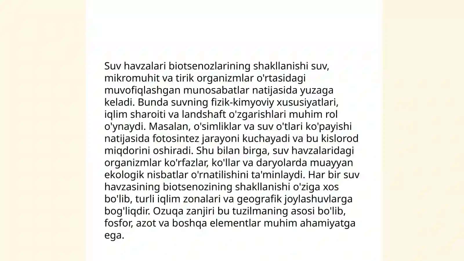 Sun'iy suv havzalari biotsenozi 4
