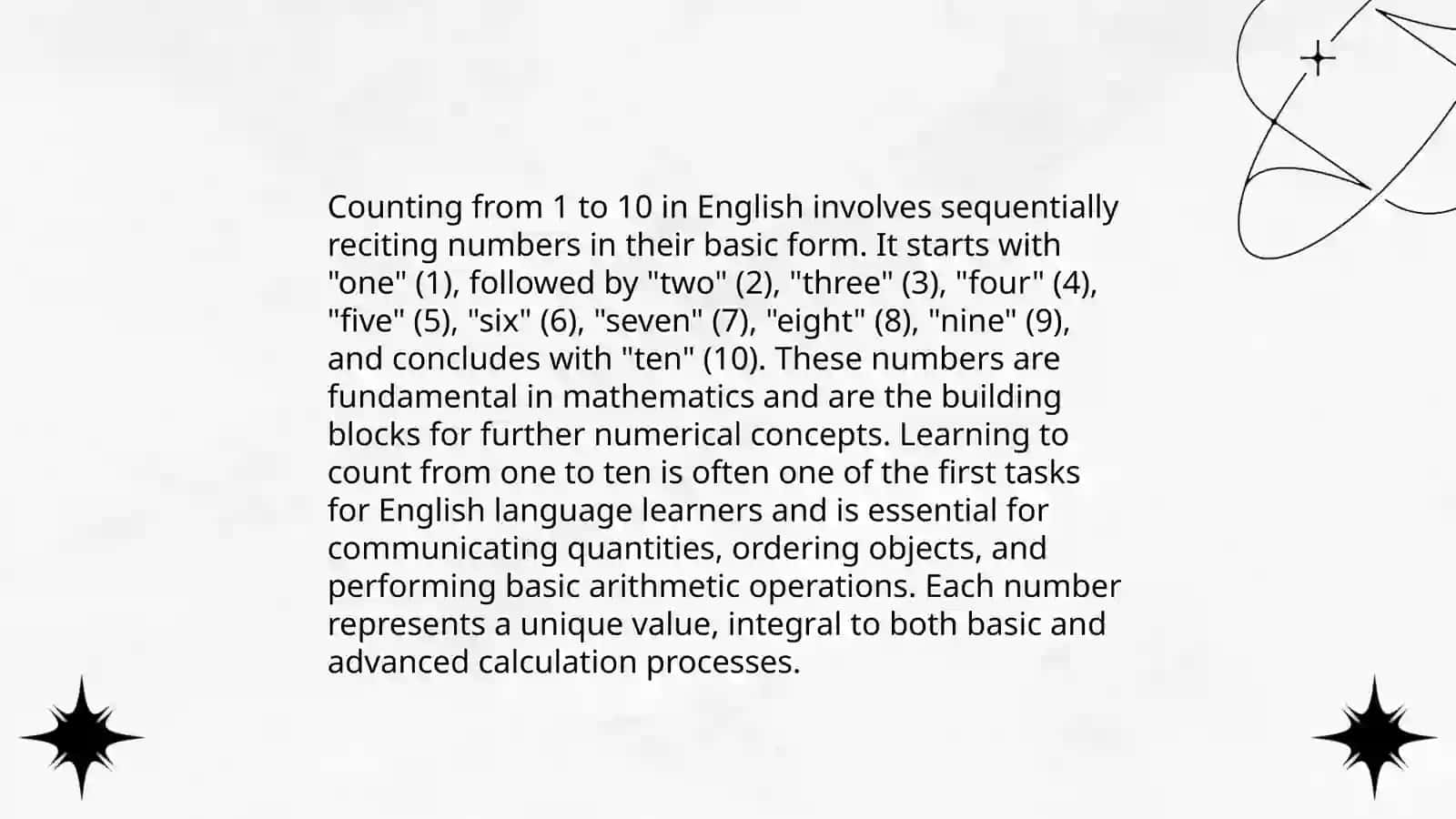 Numbers in Engilsh for kids 4