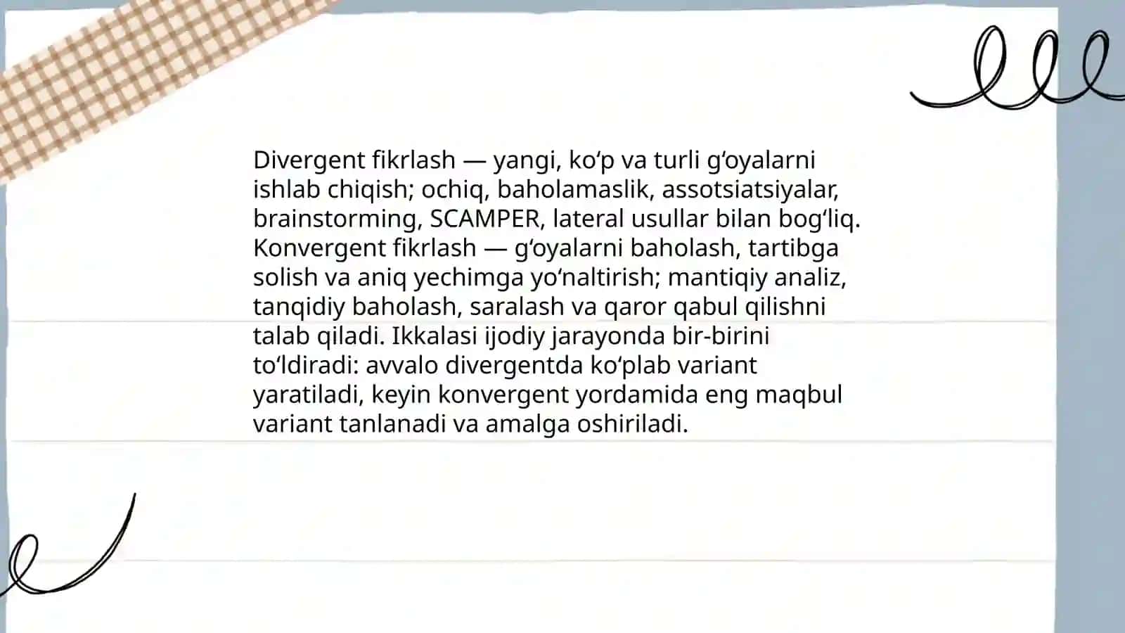 Kreativ fikrlash 4