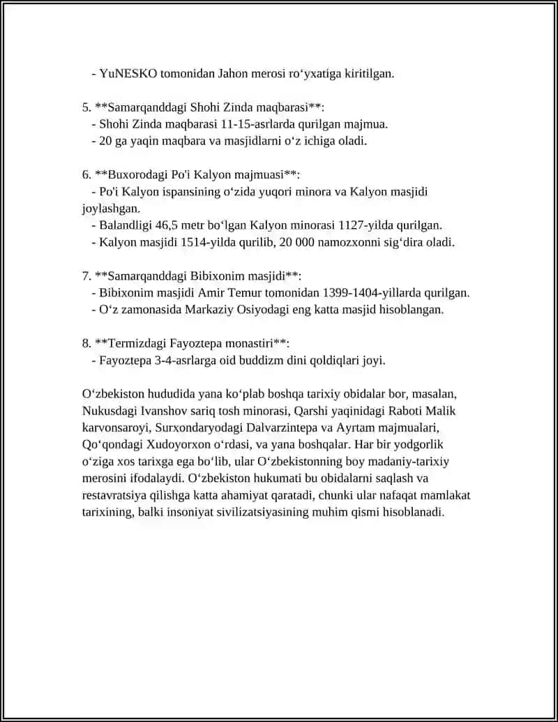 O‘ZBEKISTON RESPUBLIKASI OLIY TA’LIM FAN VA INNOVATSIYA VAZIRLIGI TOSHKENT KIMYO TEXNOLOGIYA UNIVERSITETI OZIQ OVQAT REFERAT 4