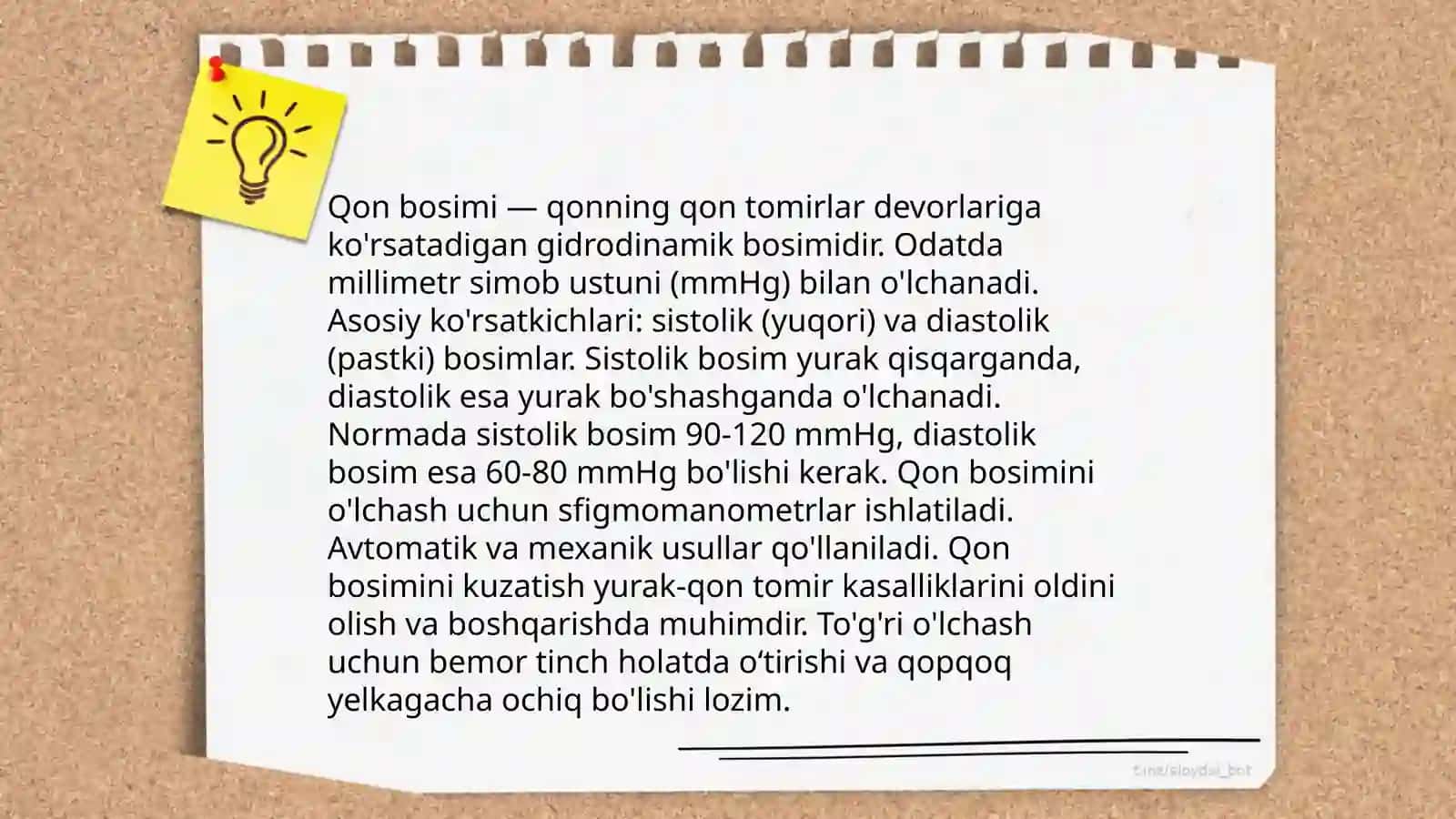 Qon bosimi va pulsni aniqlash 4