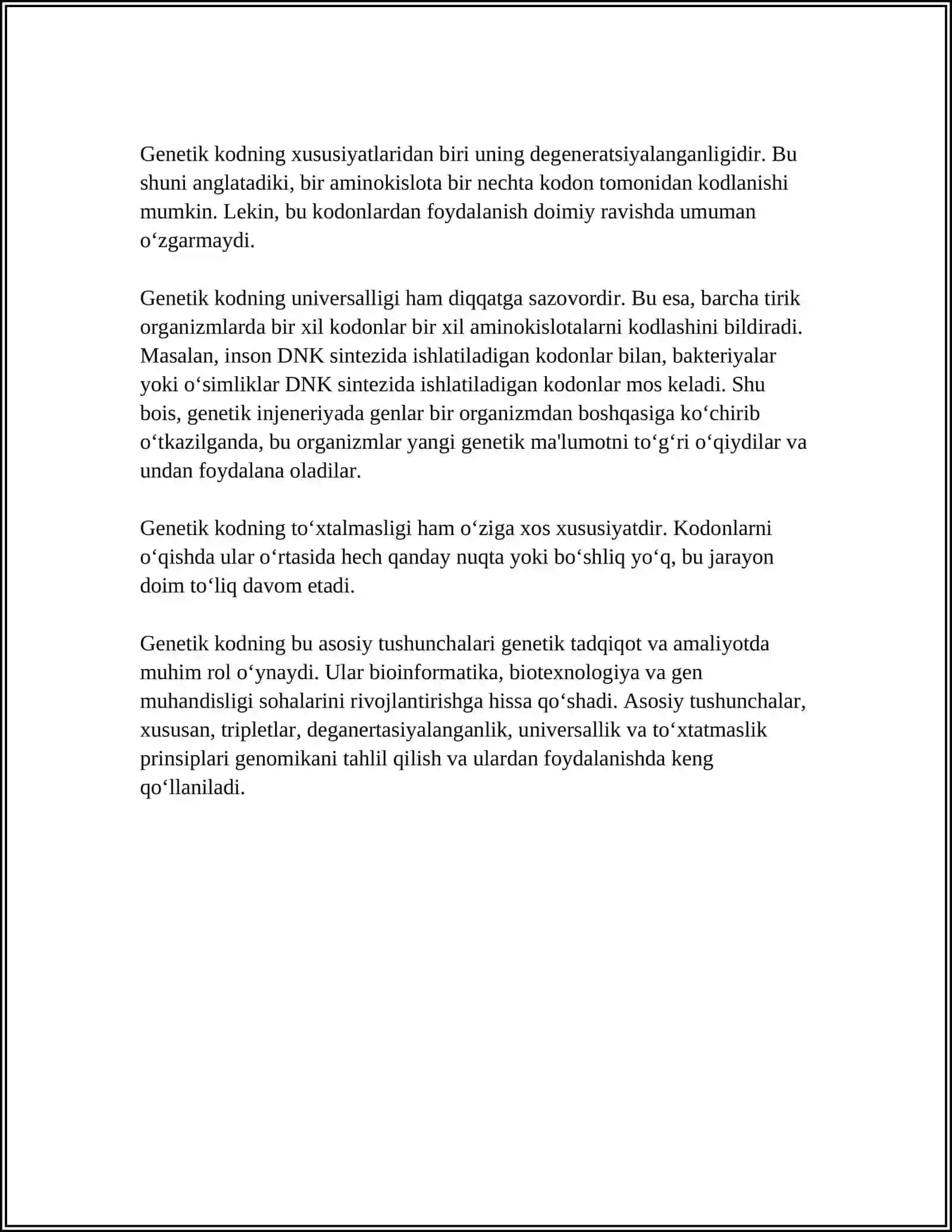GENETIK KOD 4