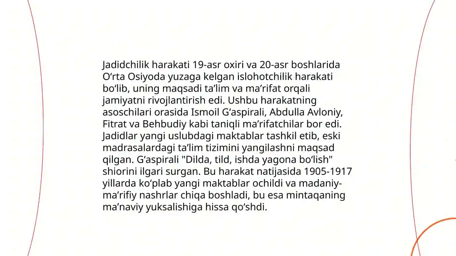 Jadidchilik harakati tarixi 4