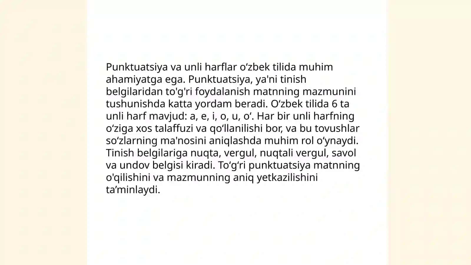 Boshlang'ich ta'limda punktuatsion savodxonlik 4