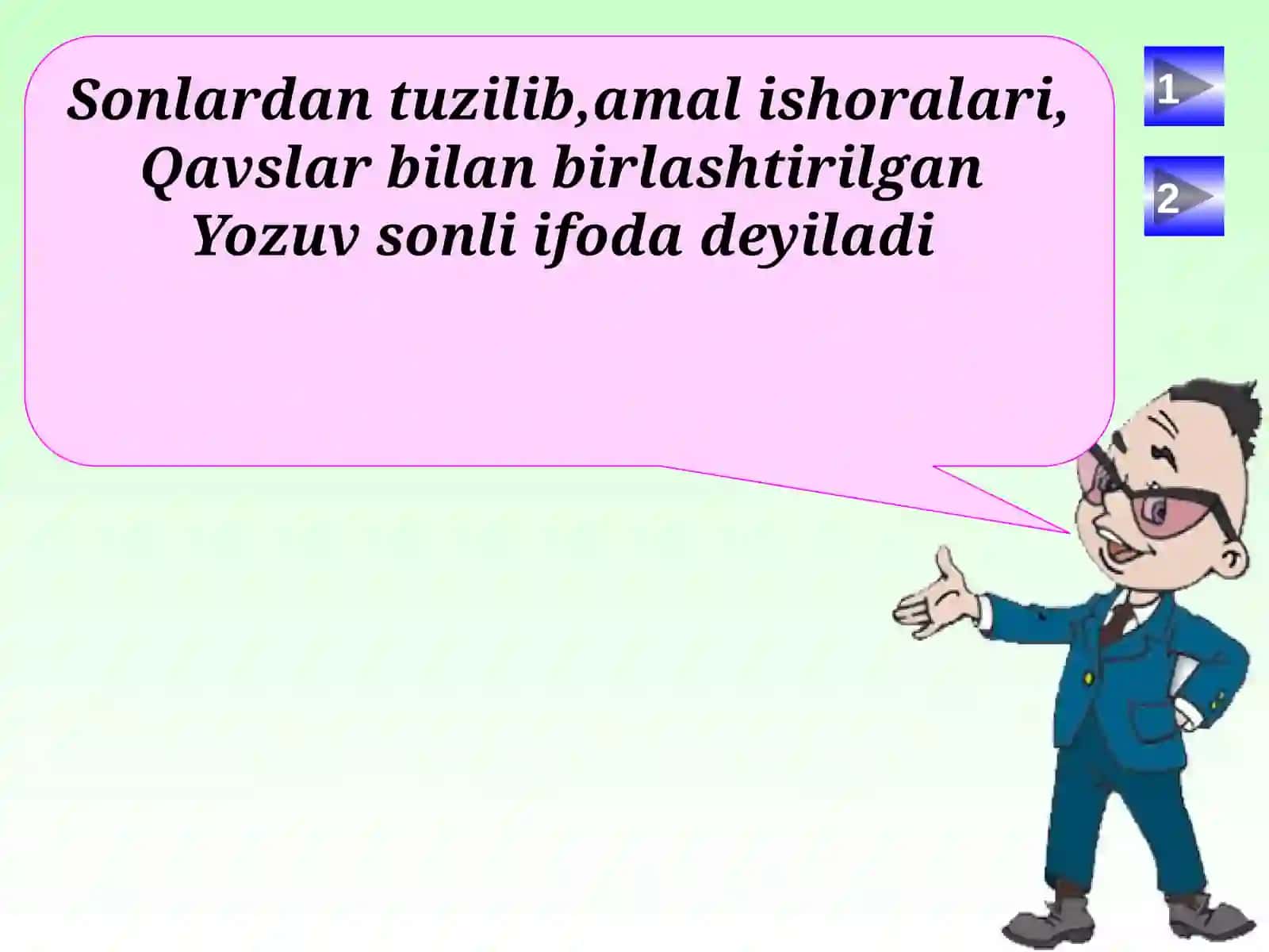 MATEMATIKA FANI O’QITUVCHISI 4