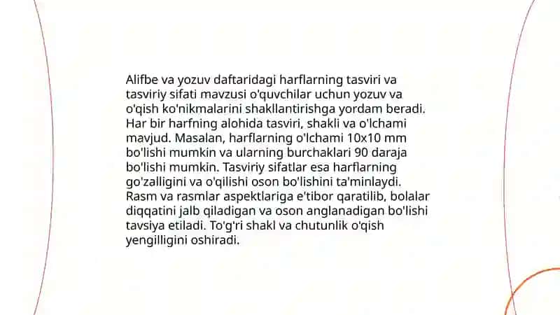 Alifbe Yozuv Daftari 4