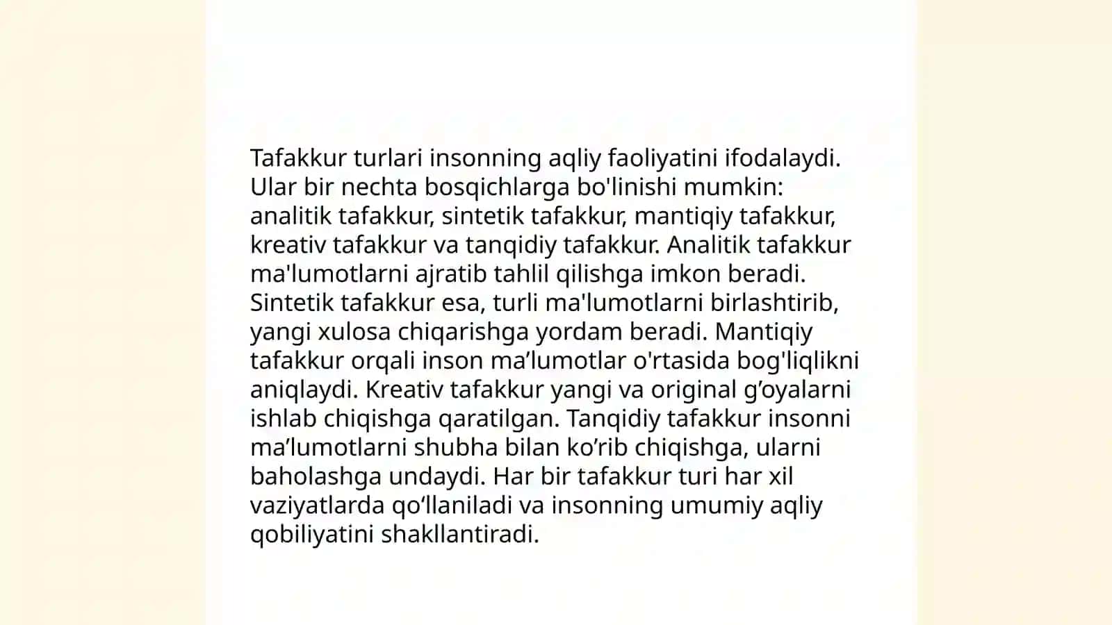 Tafakkur haqida maʼlumot 4