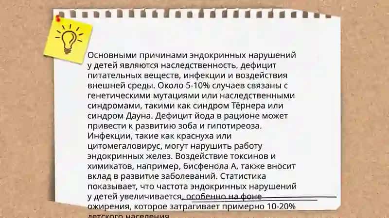Эндокринные заболевания у детей 4