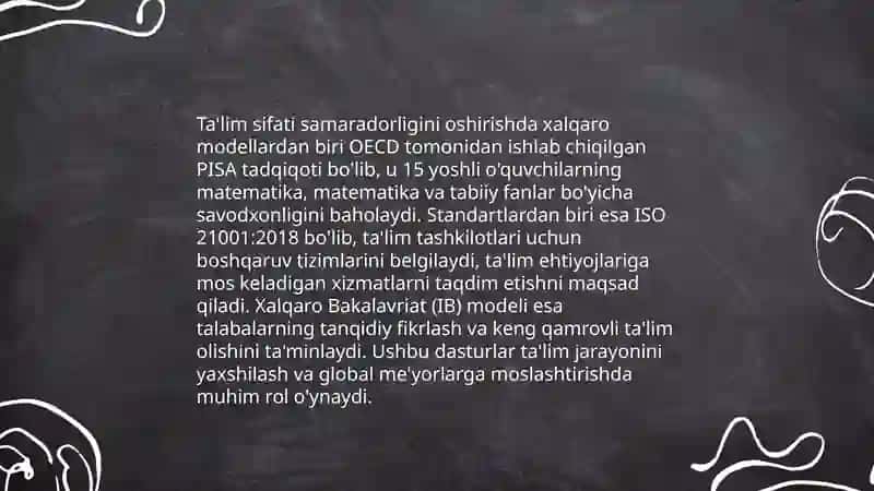 Xorijiy ta'lim tizimida sifatni baholash mexanizmlari 4