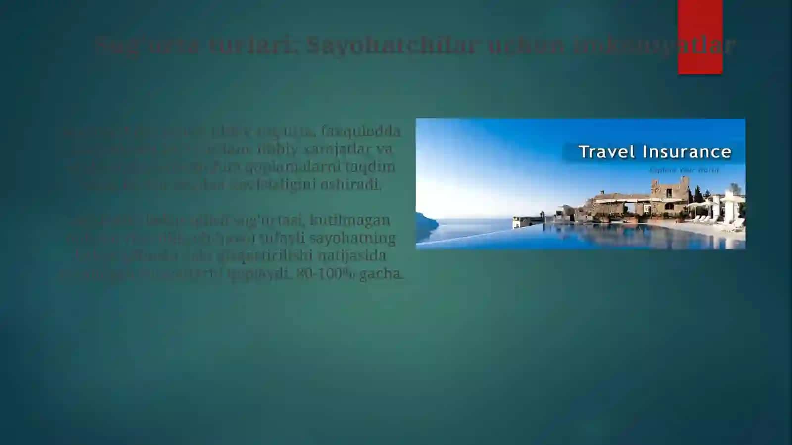 Turizmda sug'urtalash 4