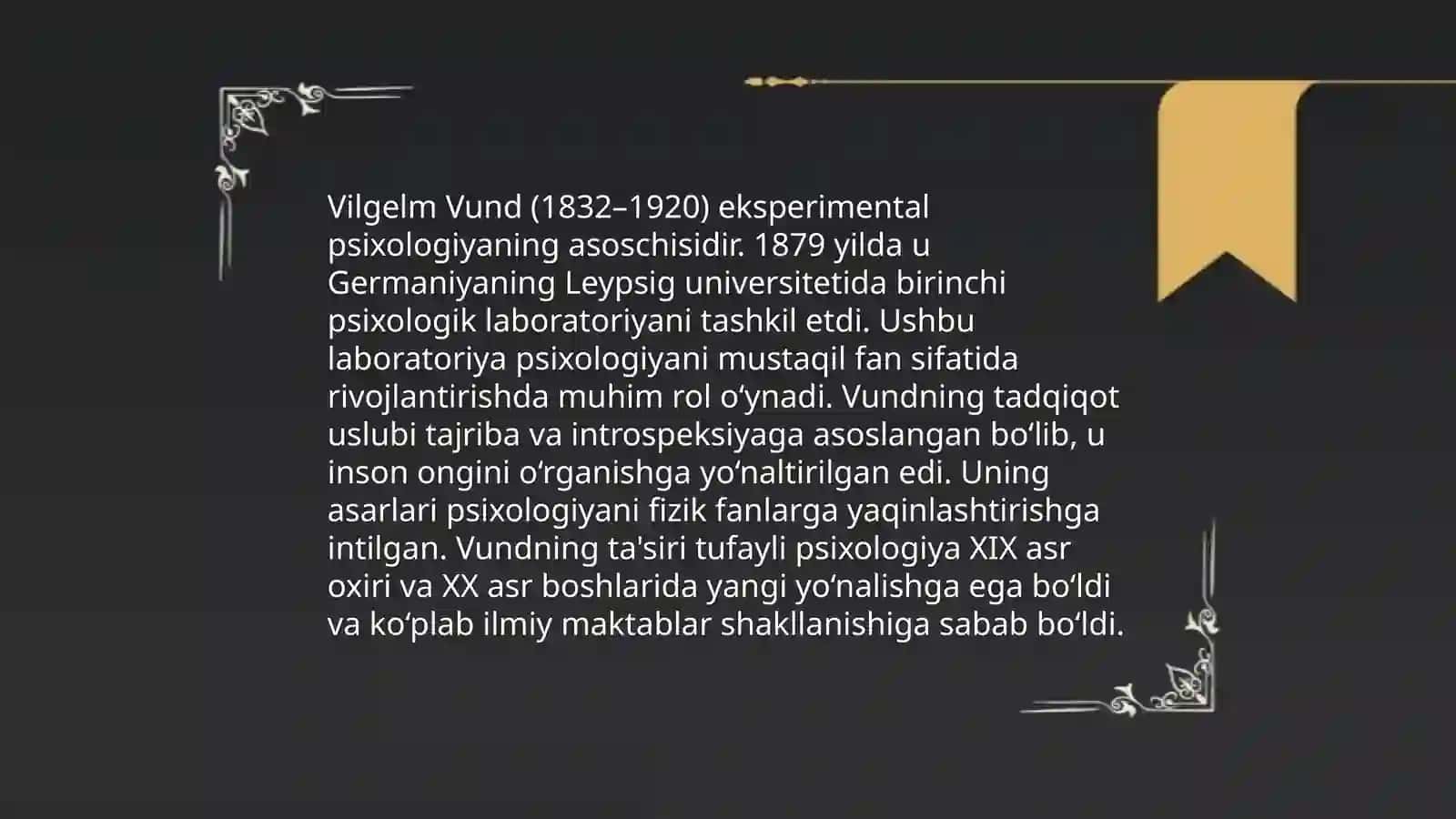 V. Vundning psixologiyaga qo'shgan hissasi 4