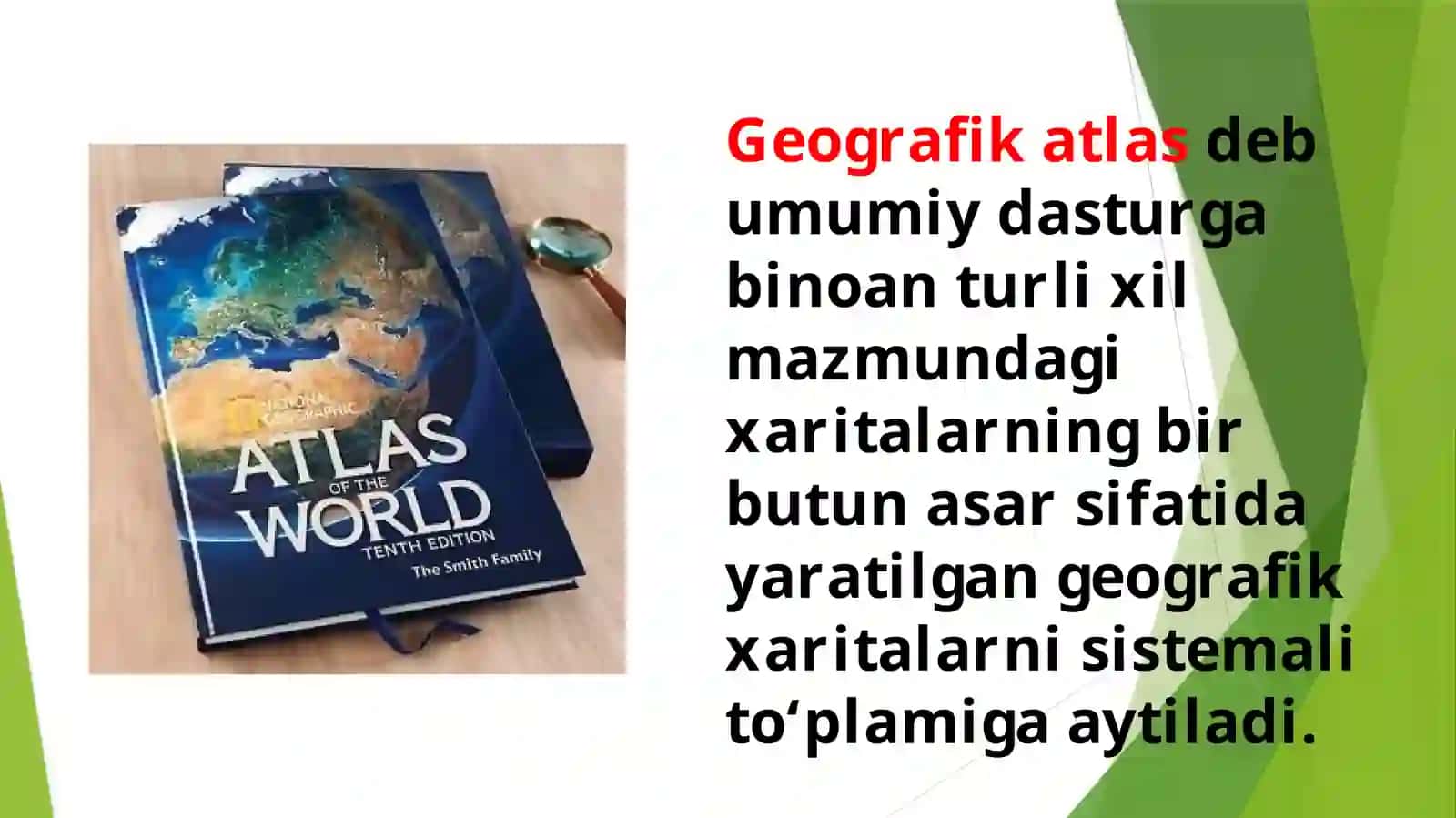 Geografik atlaslar strukturasini tahlil qilish 4
