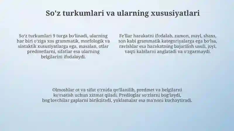 Grammatika haqida umumiy ma'lumot 4