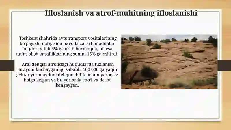 Litosferaning xususiyatlari va ekologik muammolari 4