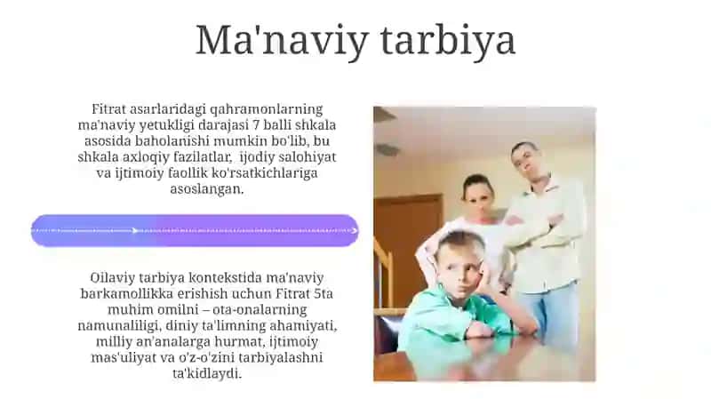 Abdurauf Fitrat asarlari doiraviy tarbiya masalalari 4