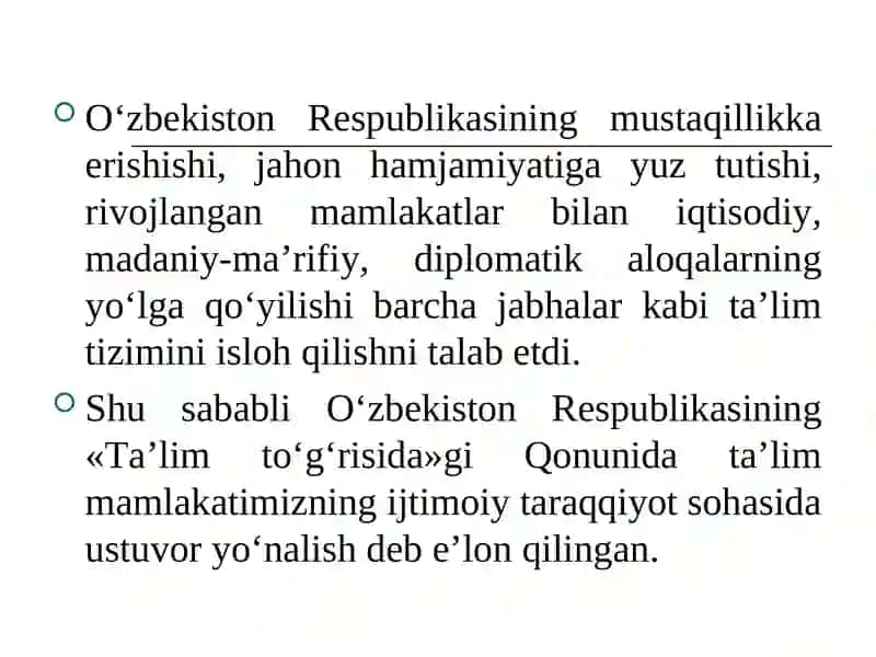 Tabiiy fanlar nazariyasi va metodikasifanidata’lim-tarbiyaning mazmuni va mohiyati 4