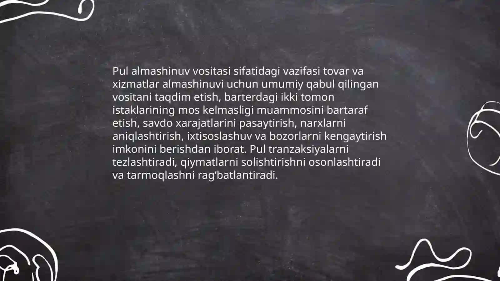 Pulning mohiyati va asosiy vazifalar 4