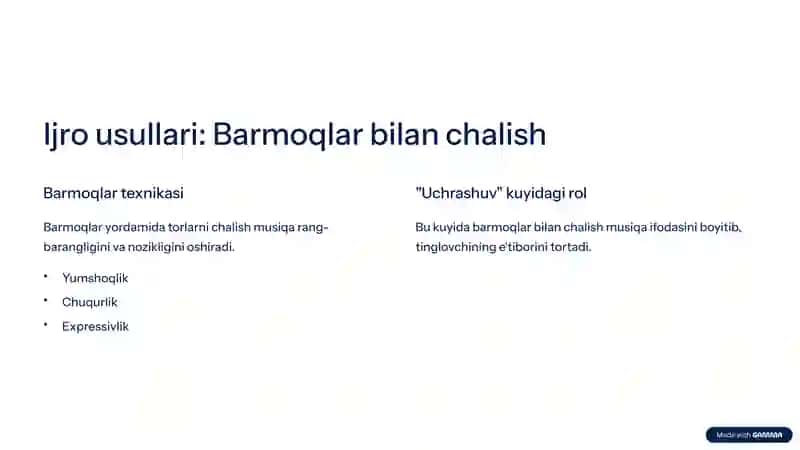 Torli cholg'ularida ijro usullari va asar ijrosida qo'llash 4