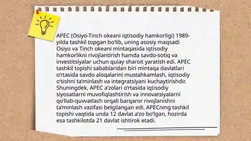 Osiyo Tinch Okean Iqtisodiy Hamkorlik Uyushmasi 4