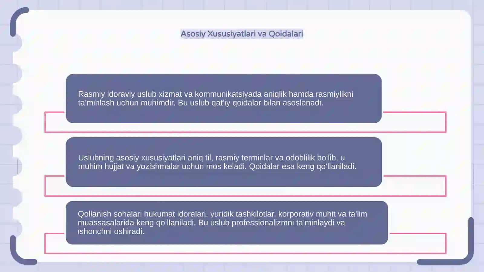 Rasmiy idoraviy uslub va uning qollanish sohalari 4