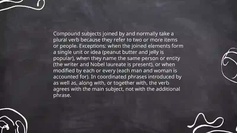 Subject - Verb Agreement 4