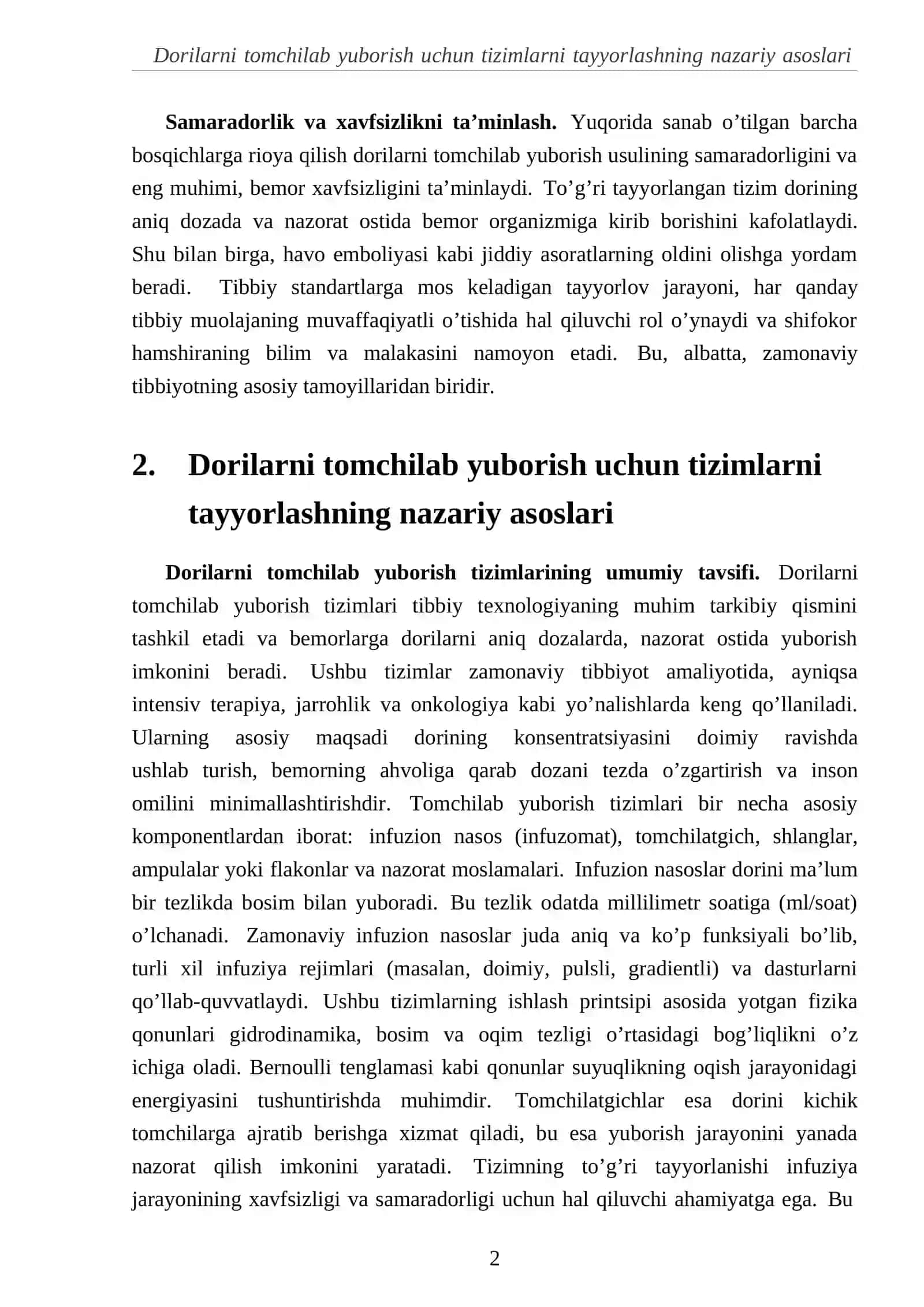 Dorilarni tomchilab yuborish uchun sistemani tayyorlash 4