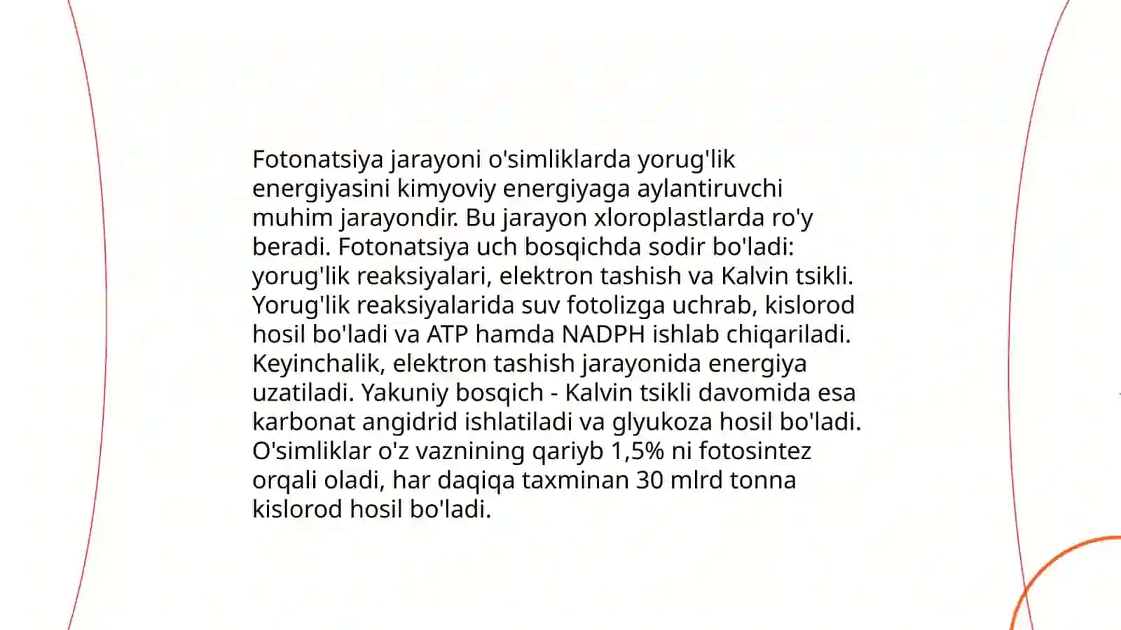 Osimliklarning fototropizim va fotonatsiýa geotropizim 4