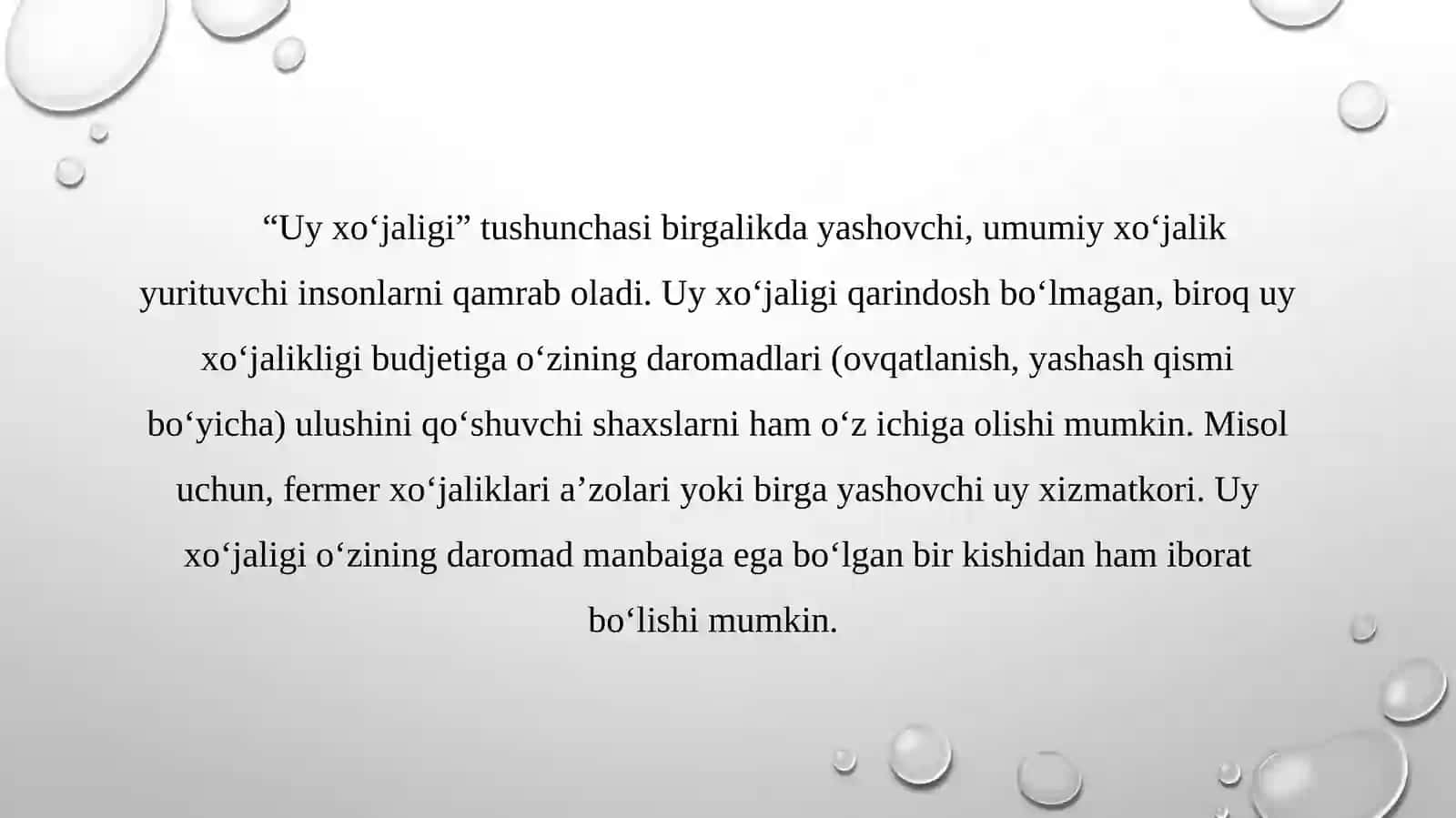 Uy xo'jaligi moliyasi 4