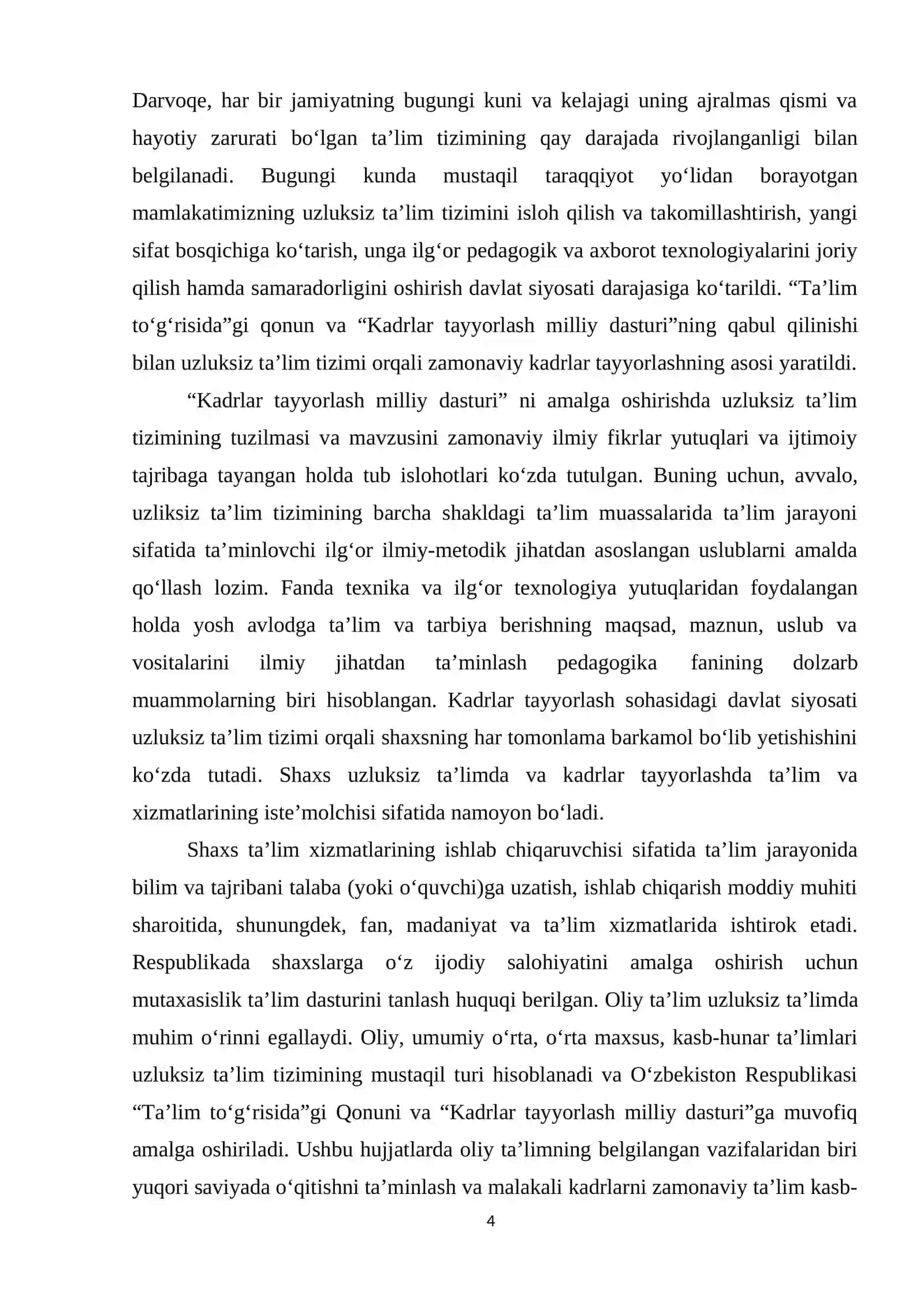 Multimedia texnologiyasi va undan o’quv jarayonida foydalanish 4