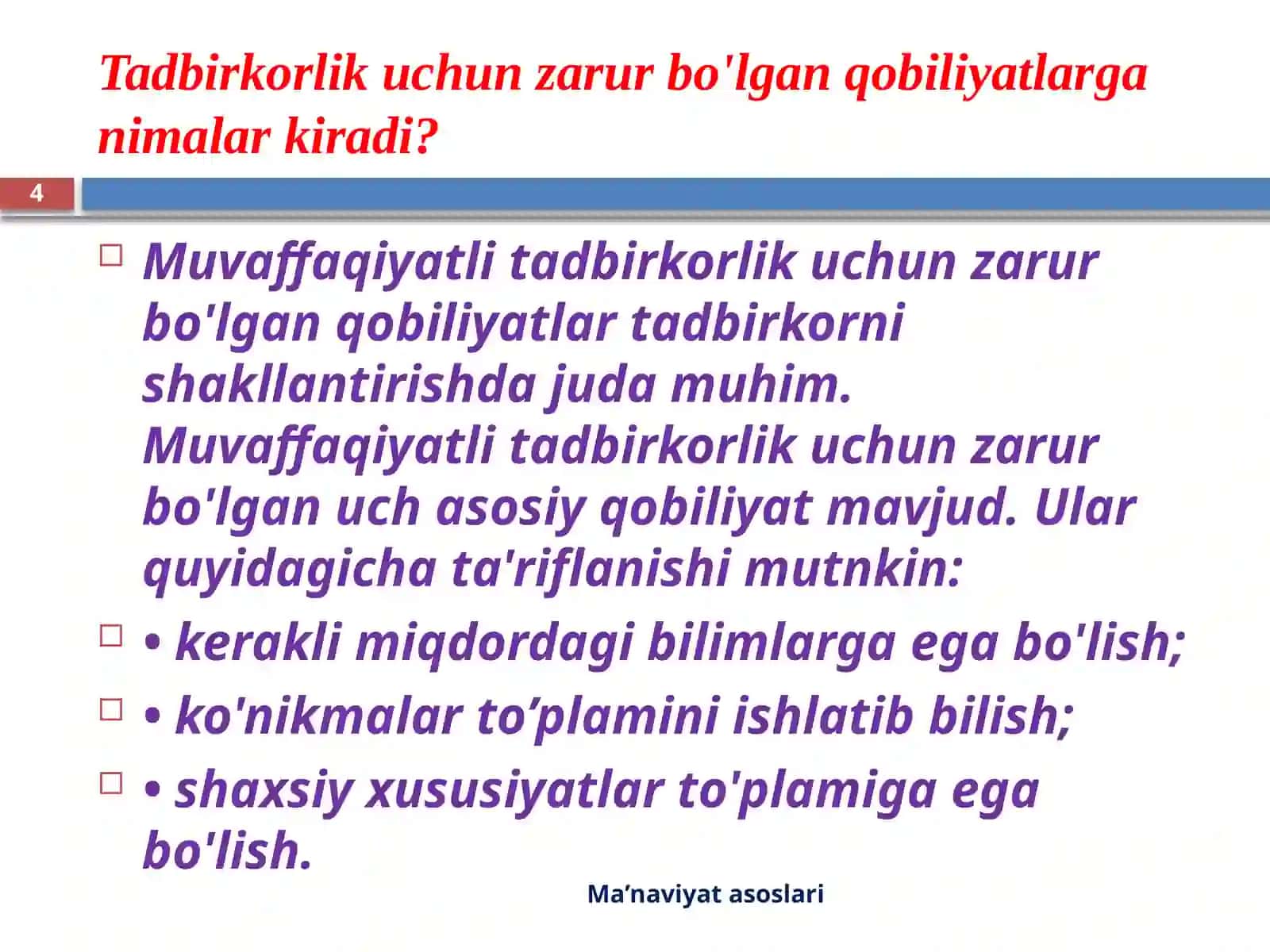 Ma’naviyatasoslari 4