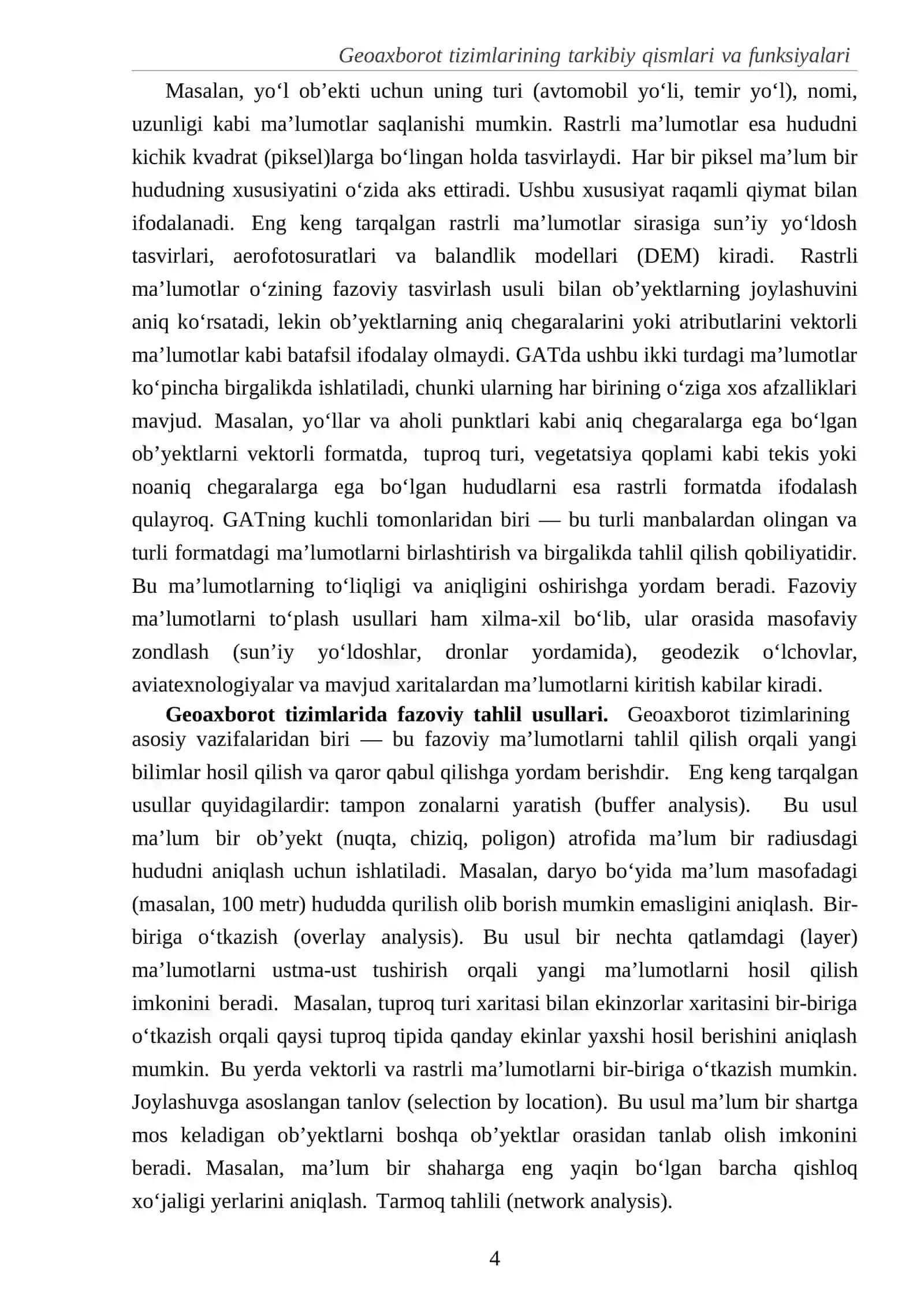 Geoaxborot tizimlari 4