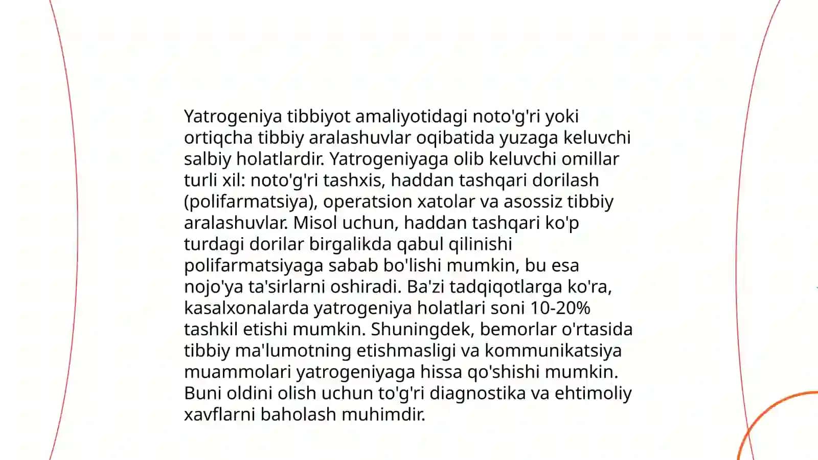 Hozirgi zamon tibbiyotida yatrogeniya muammolari 4