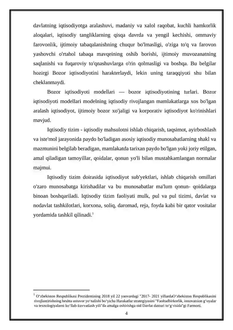 Bozor Iqtisodiyotida Iqtisodiy Muassasalar va Davlatning Roli 4