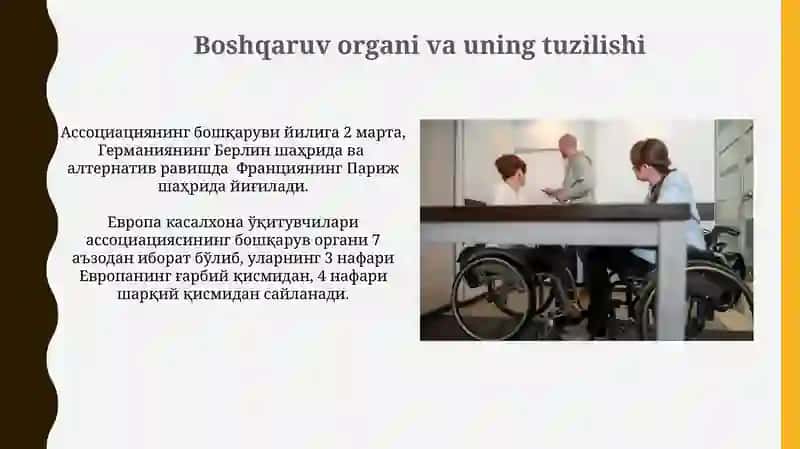 Yevropada gospital pedagoglar uyushmasi tashkil etish tarixi 4