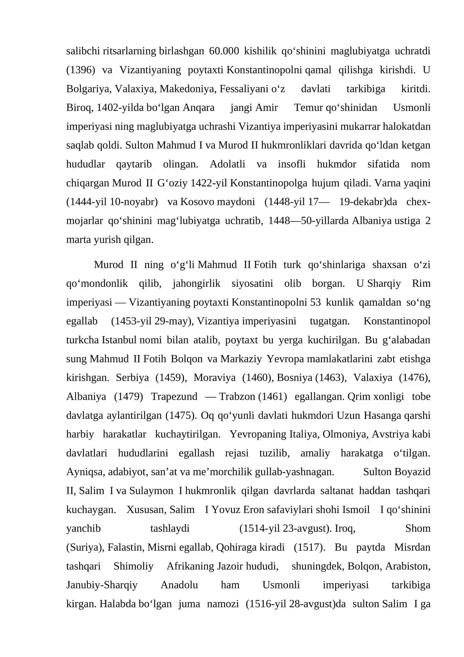Usmonli turk imperiyasi XVI-XVIII asrlarda 4
