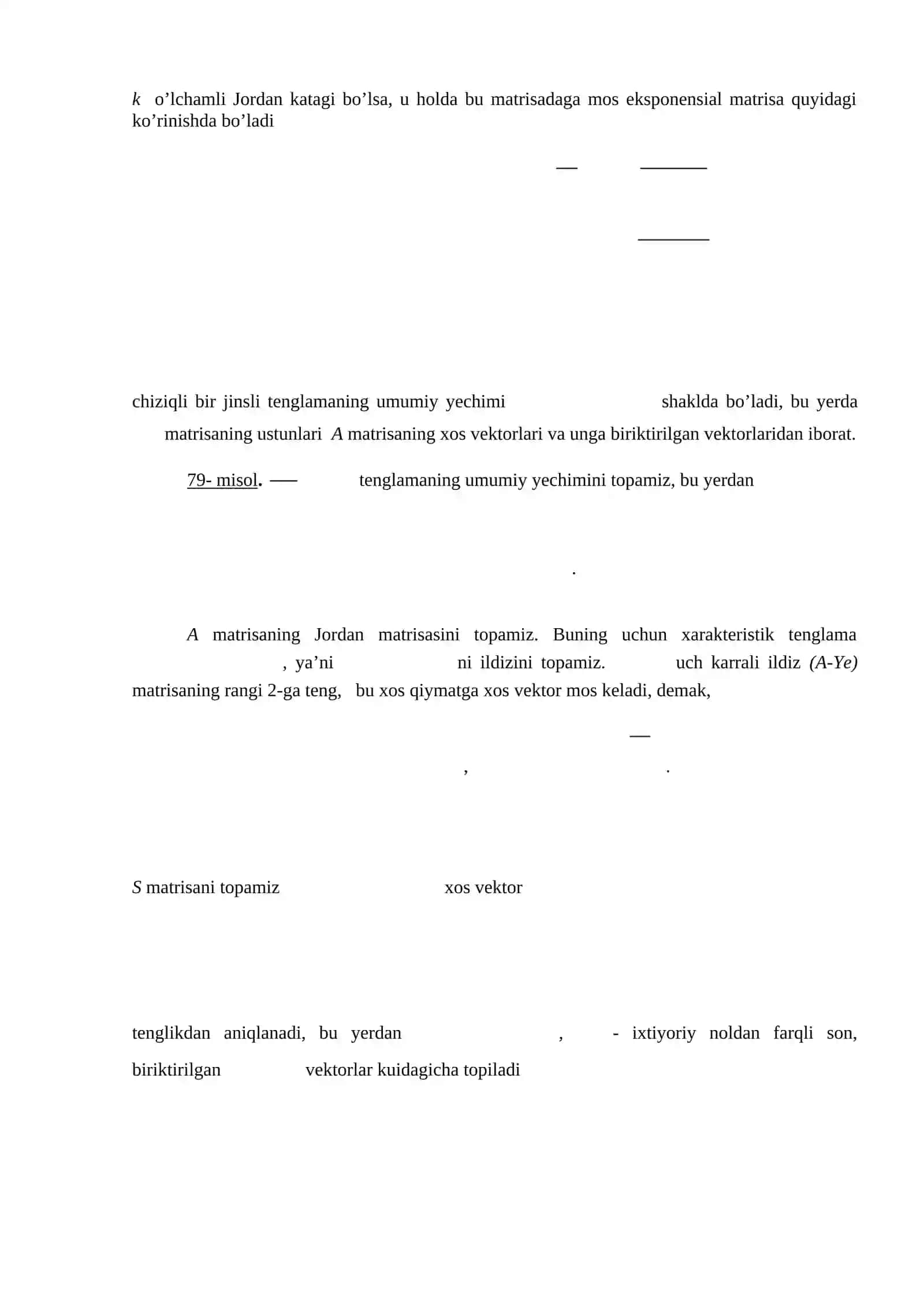 Differensial tenglamalari bilan amaliy mashg'ulotlar 4