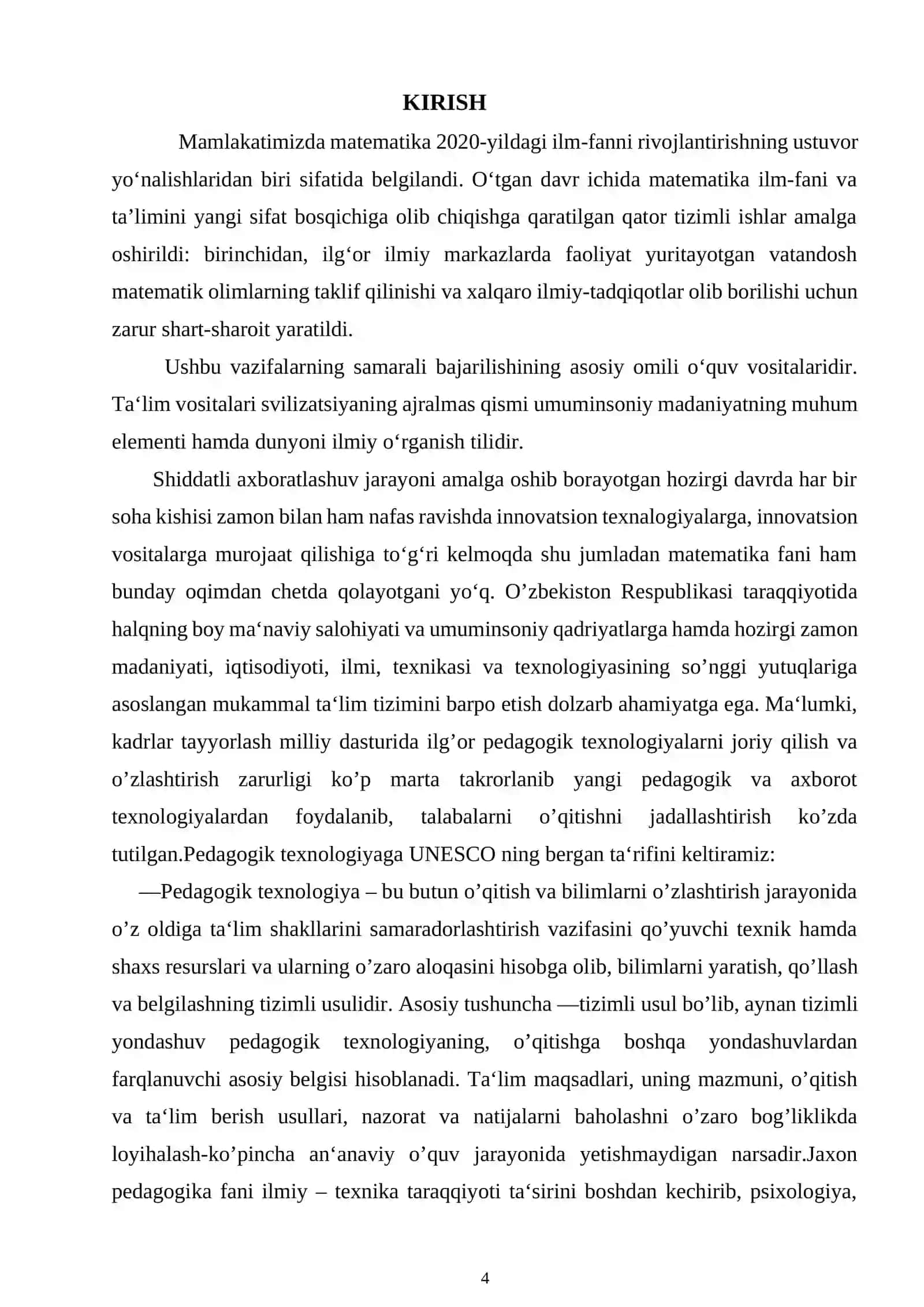 Funksiyaning uzluksizligi va uzilishi hamda kesmada uzluksiz funksiyaning xossalari 4