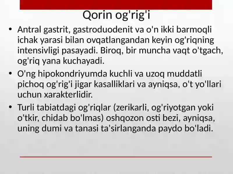 Bolalarda uchraydigan hazm tizimi kasalliklari semiotikasi 4