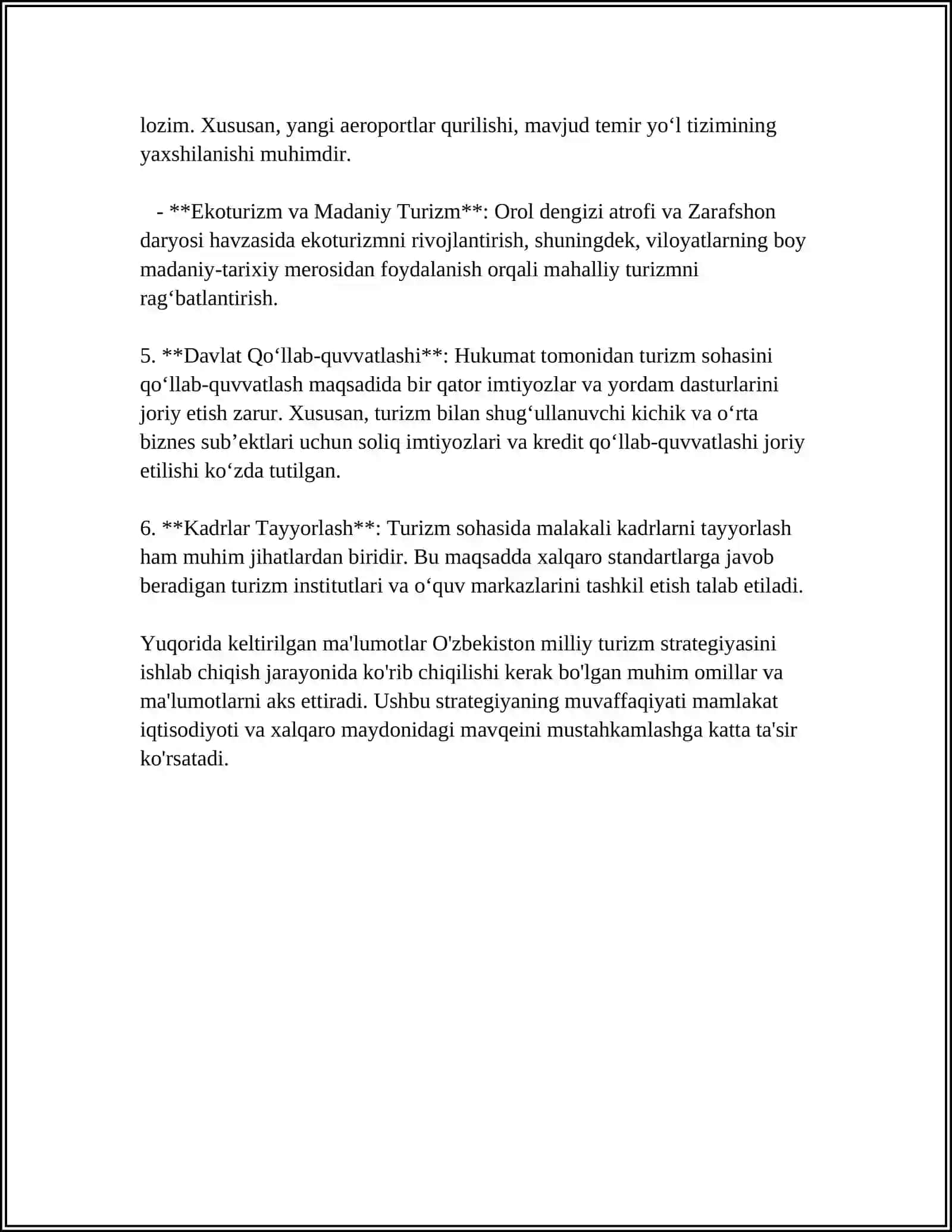 TURIZM SIYOSATINI SHAKLLANTIRISH VOSITALARI 4
