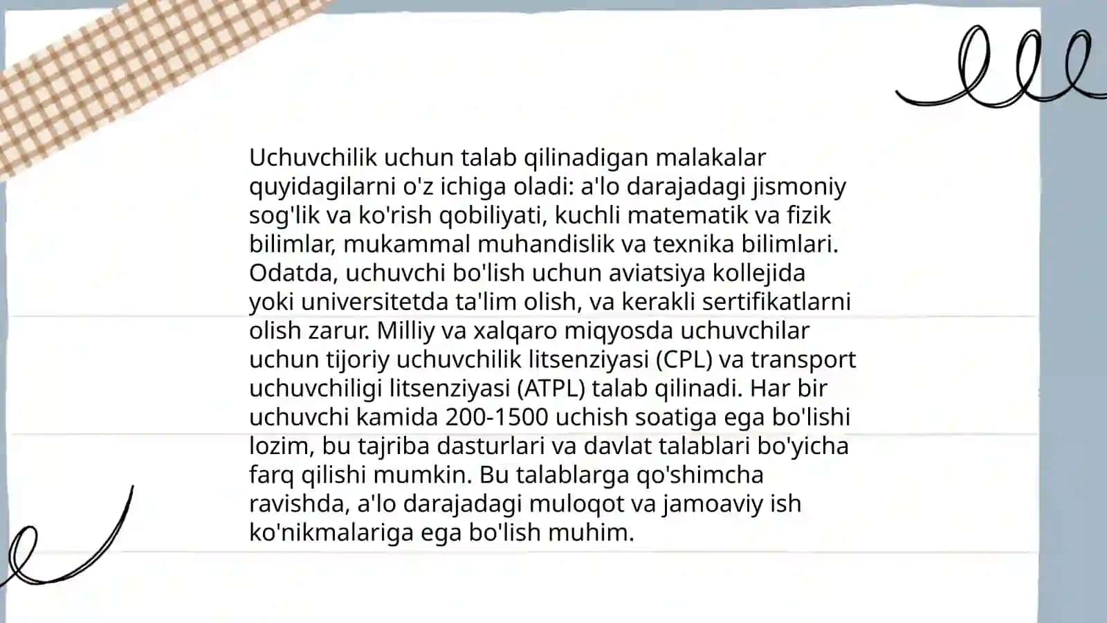 Uchuvchi kasbi 4