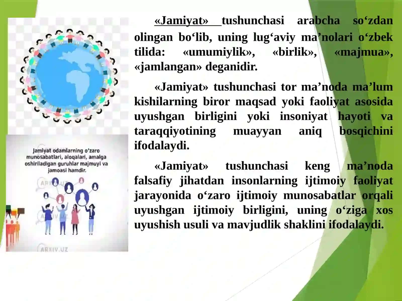 Jamiyat falsafasi. Inson falsafasi. Qadriyatlar falsafasi (aksiologiya) 4
