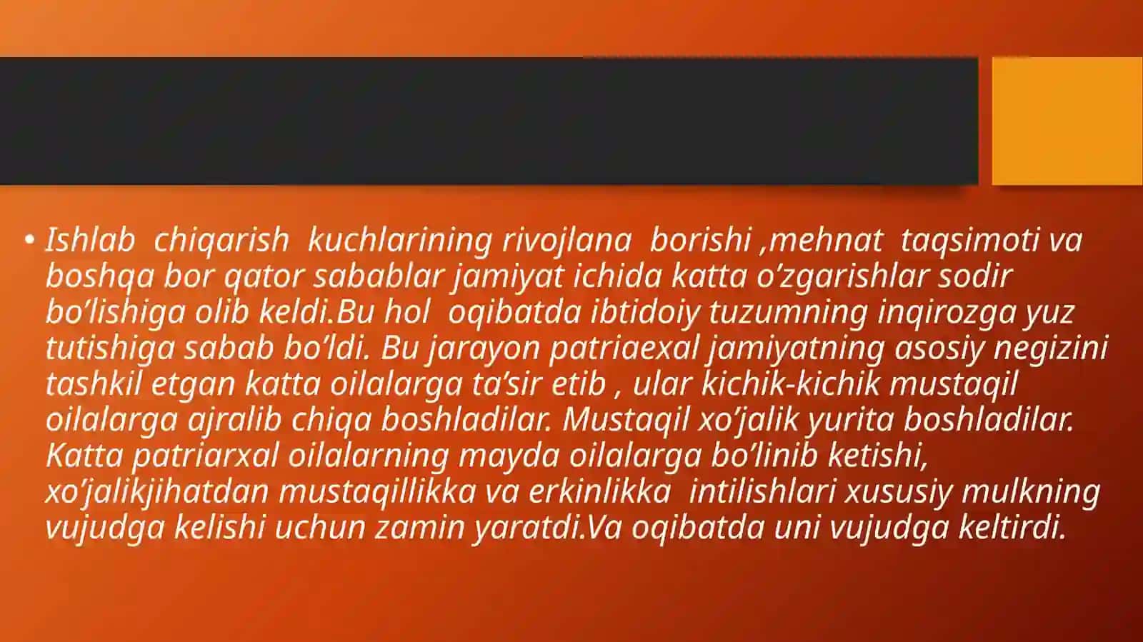 Ibtidoiy jamoa tarixida harbiy demokratiya bosqichi 4